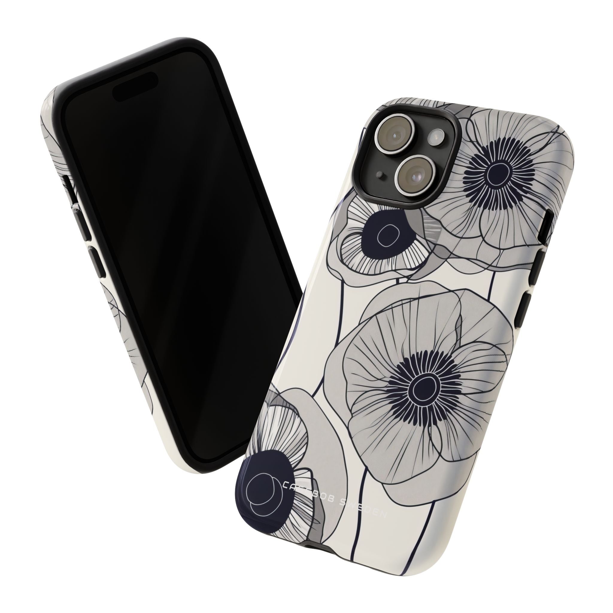 Modern Minimalist Flowers iPhone 15 - Tough Phone Case