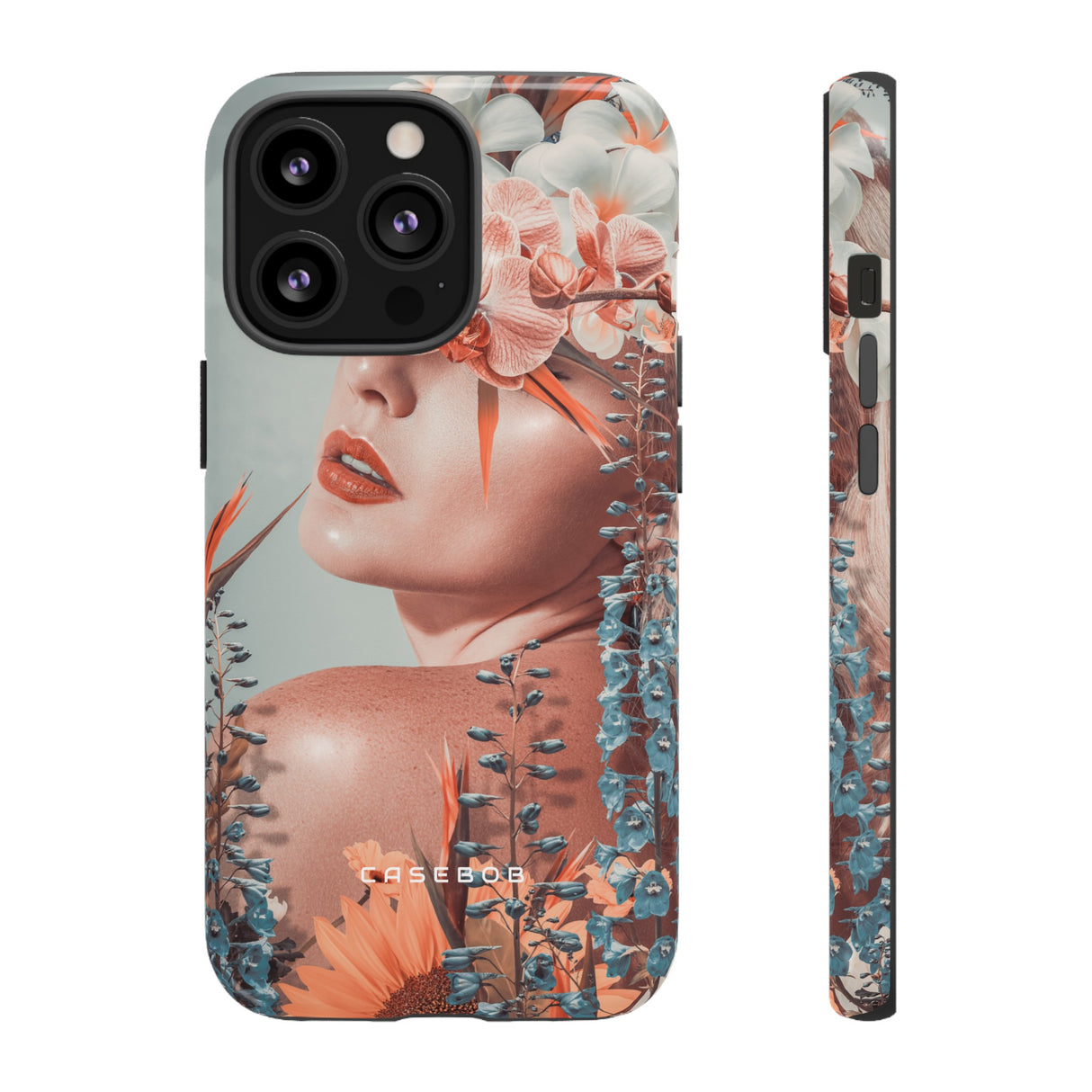 Contemporary Flowers - Protective Phone Case