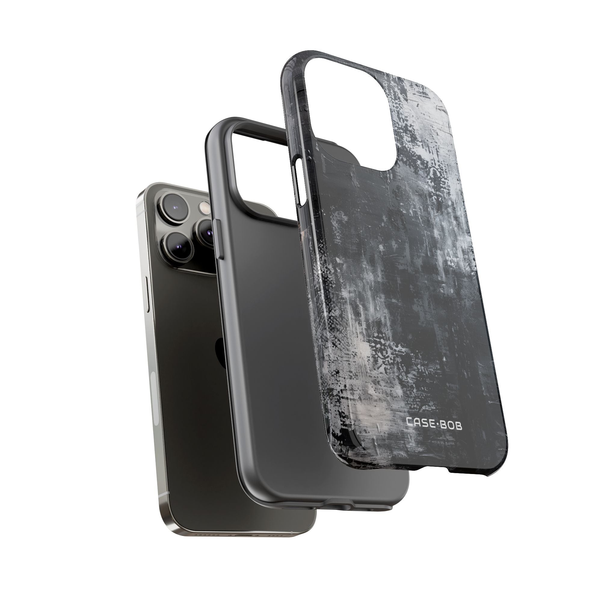 Textured Blackscape iPhone 14 Pro Max Case - Tough