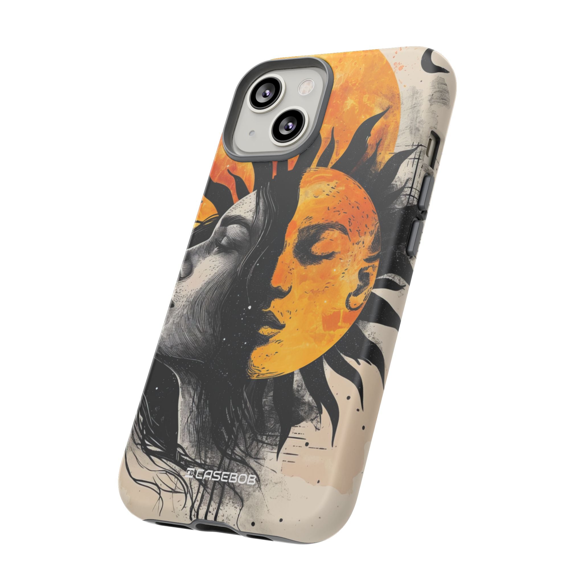 Sunlit Duality | Protective Phone Case for iPhone