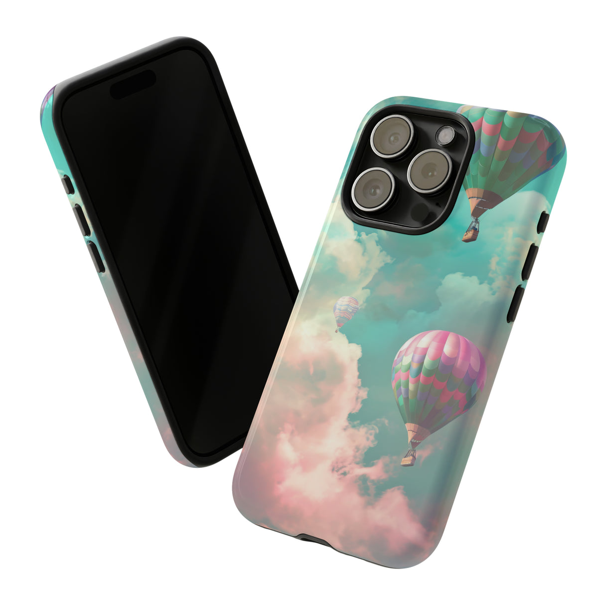 Pastel Balloon Escape - Protective Phone Case