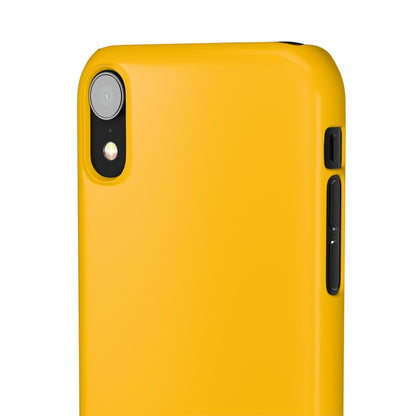 Amber Yellow - Slim iPhone X Phone Case