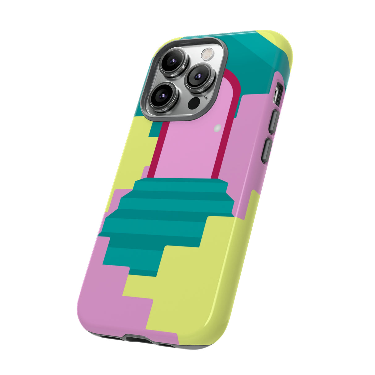 Vector Illustration of Stairs - Protective Phone Case