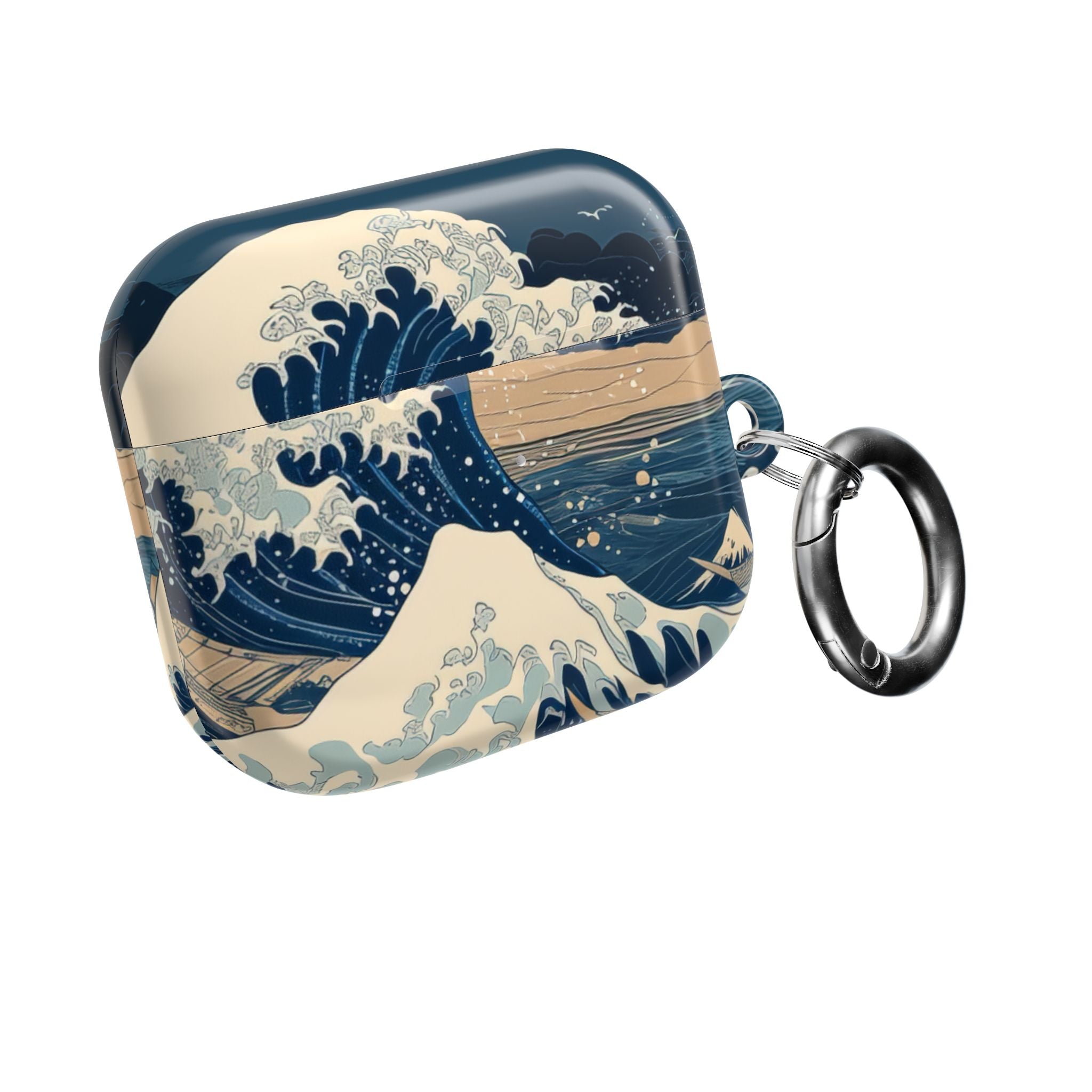 Cresting Navy Wave - AirPods Case