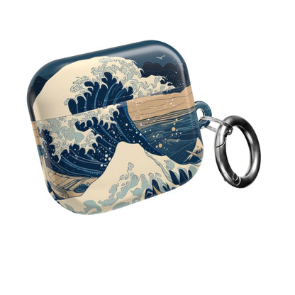 Cresting Navy Wave - AirPods Case