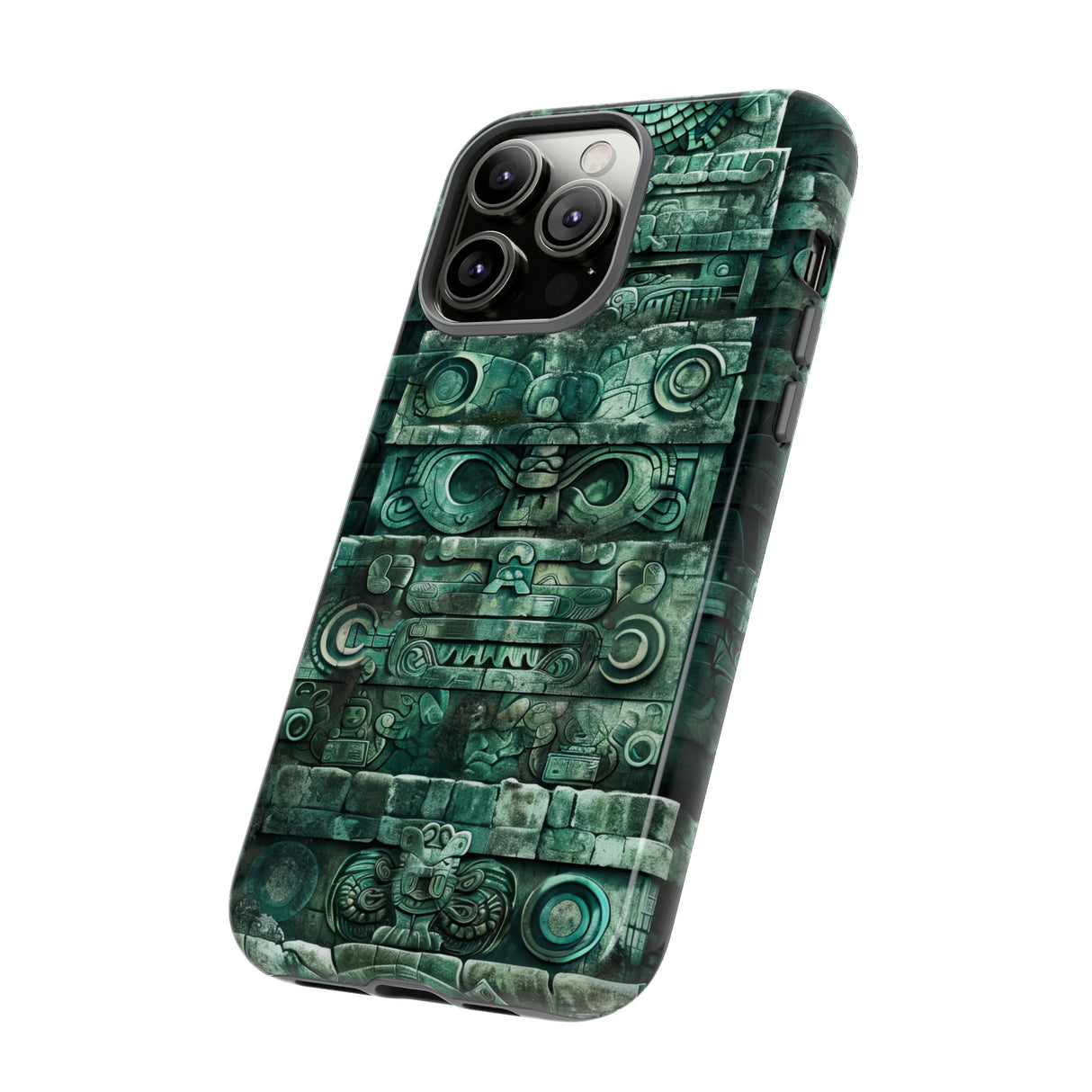 Mayan Jaguar & Serpent Spirit - Protective Phone Case