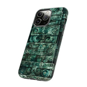 Mayan Jaguar & Serpent Spirit - Protective Phone Case