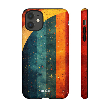 Vibrant Waves Dance - iPhone Case