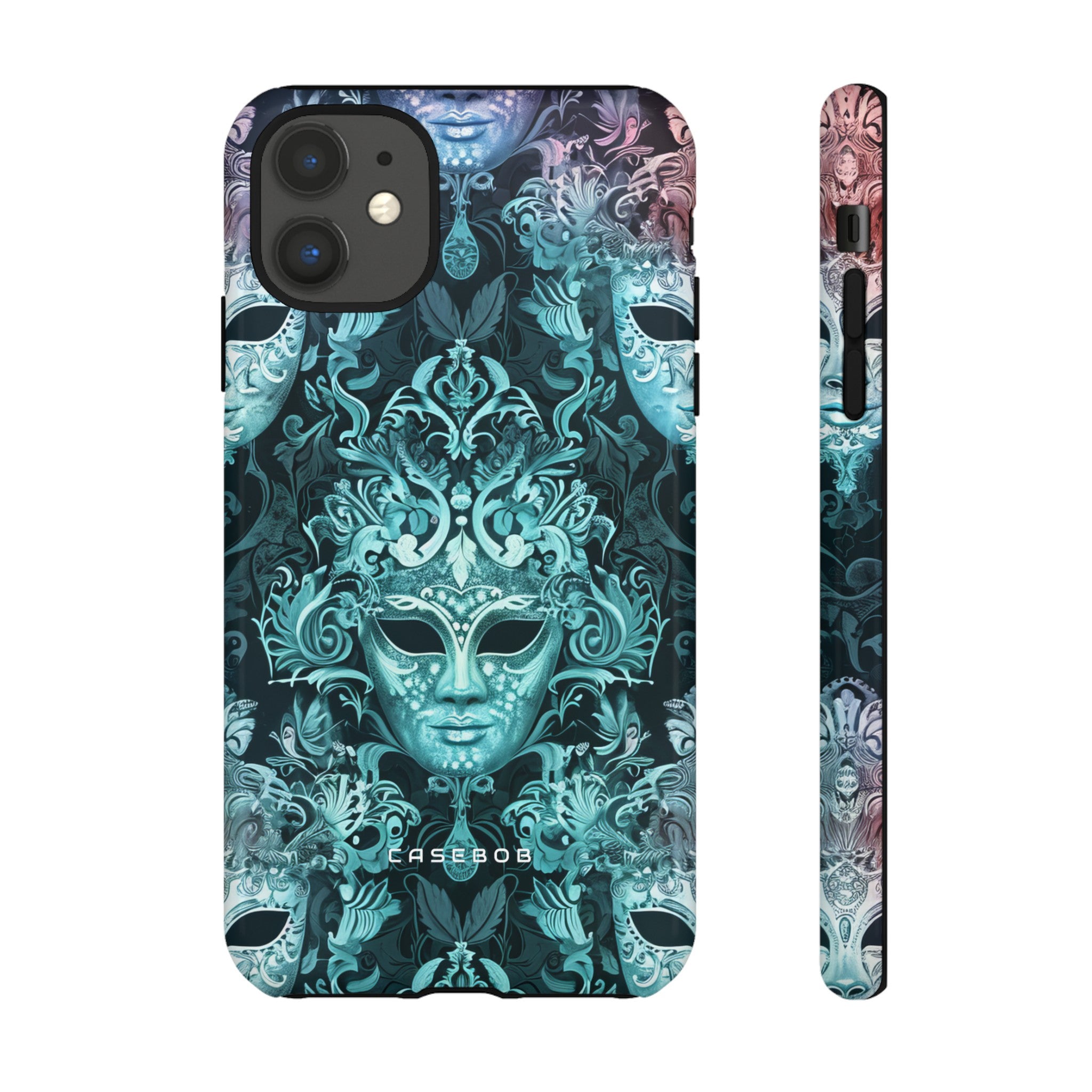 Venetian Mask Pastel Elegance - Protective Phone Case