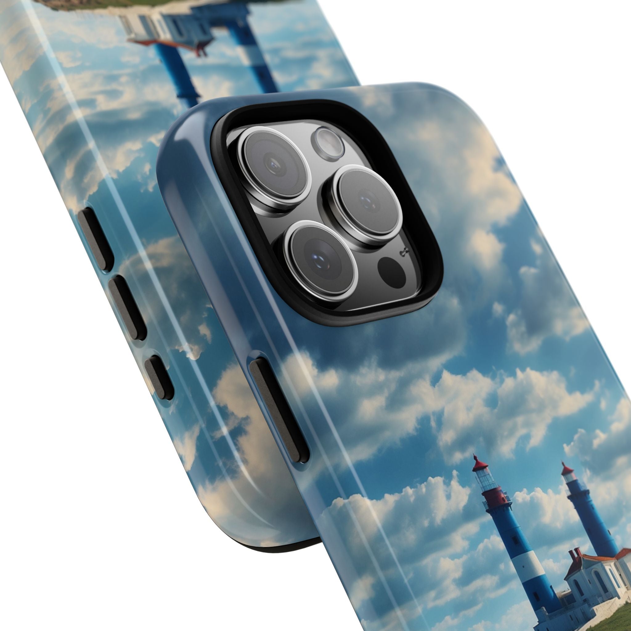 Lighthouse Guards Waves - iPhone Case