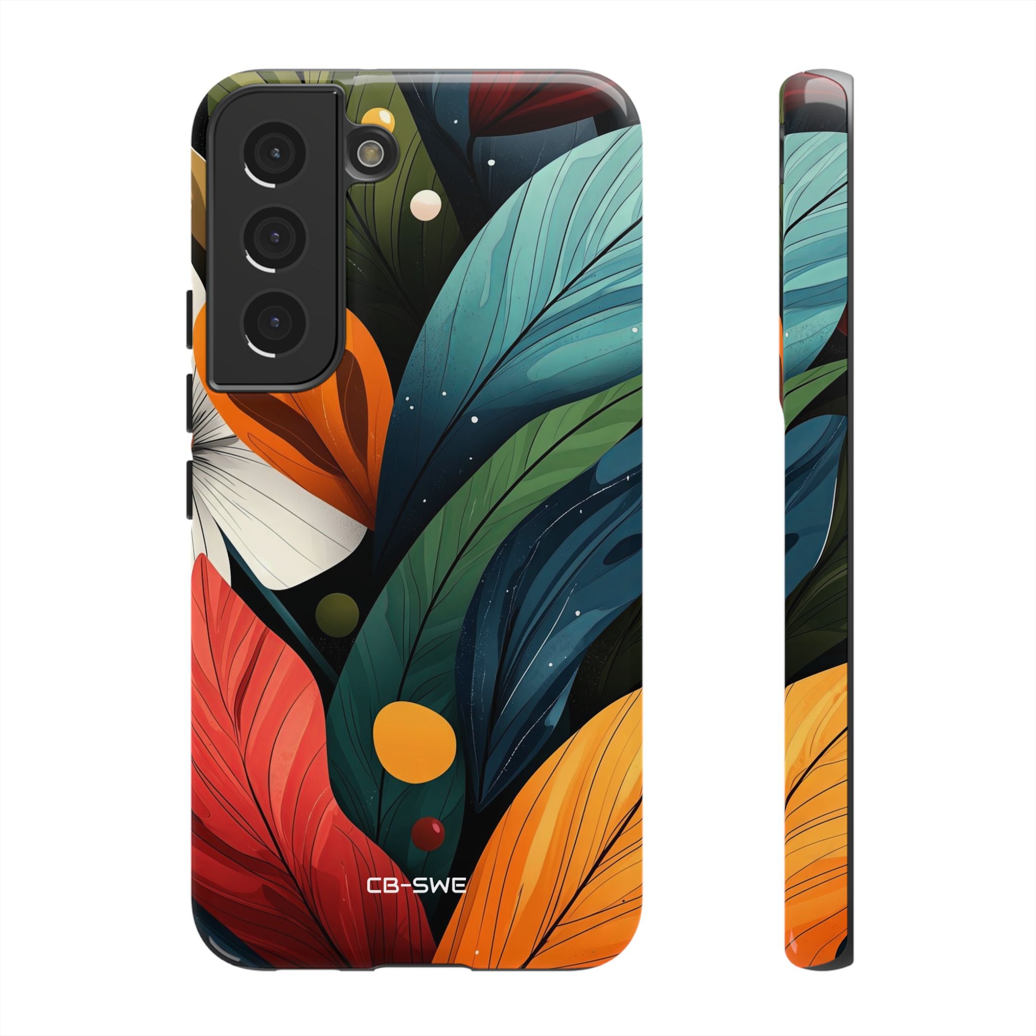 Vibrant Floral Symphony - Samsung Case