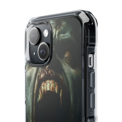 Gothic Wail of Decay iPhone 15 - Clear Impact Phone Case