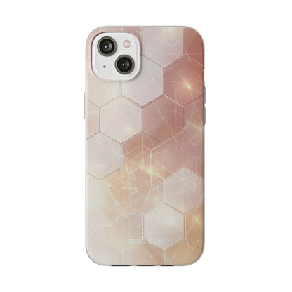 Honeycomb Glow iPhone 14 Plus Case - Soft