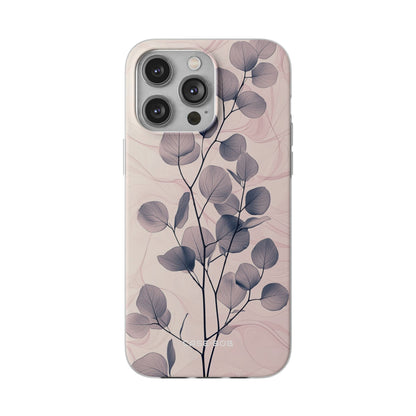 Veined Leaf Whisper iPhone 14 Pro Max Case - Soft