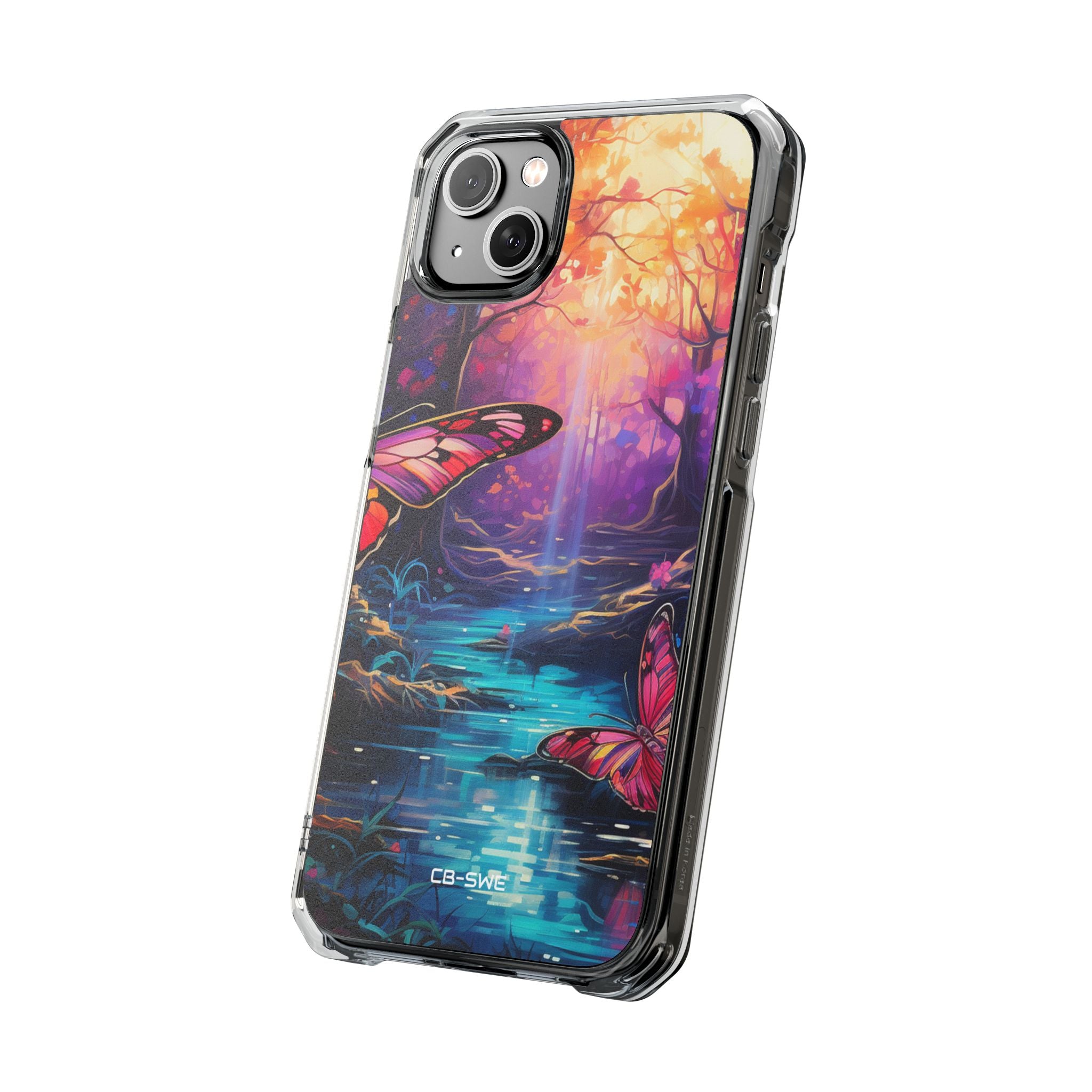 Enchanted Butterfly Forest iPhone Case - Impact