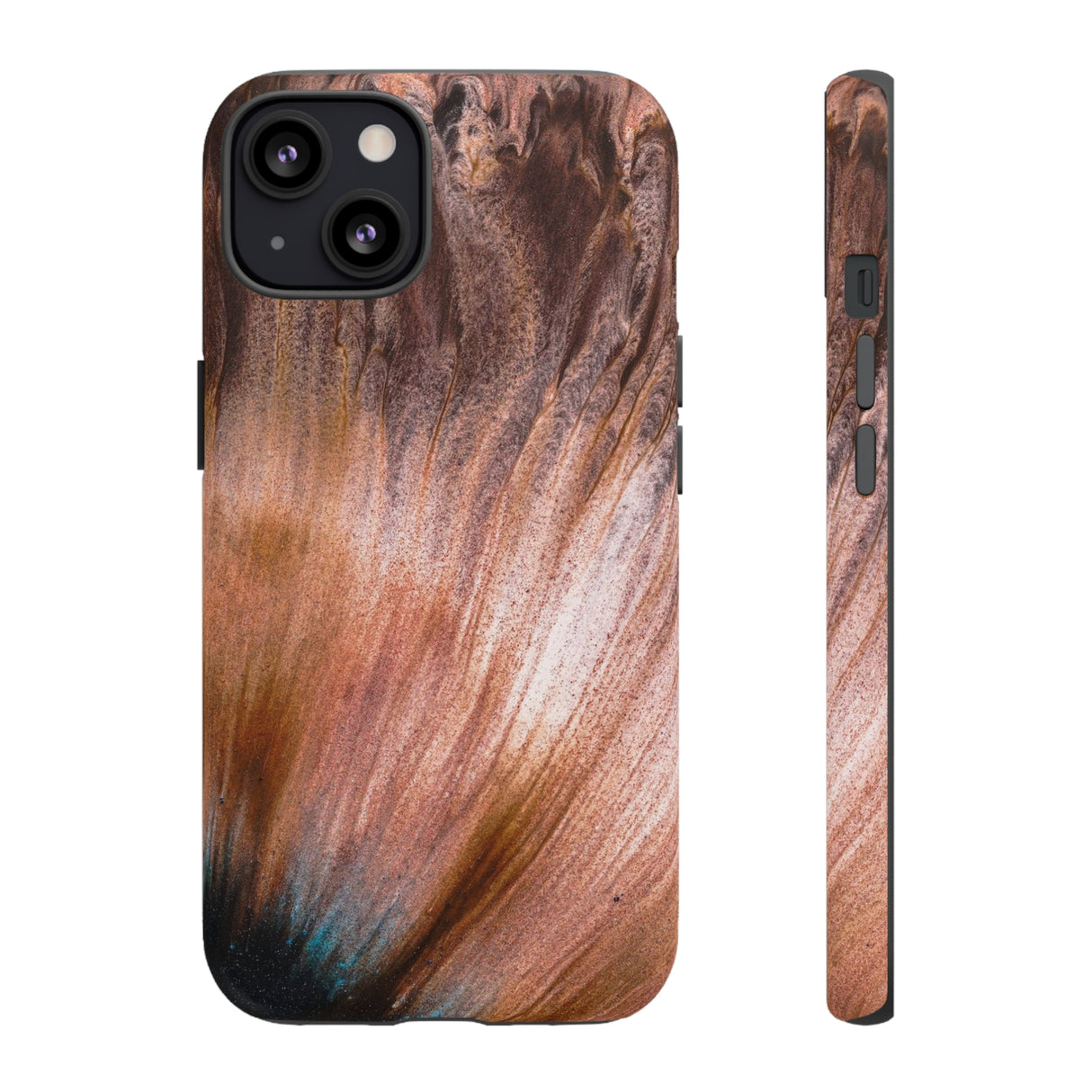 Light Brown Ink Art iPhone Case (Protective) iPhone 13 Matte Phone Case