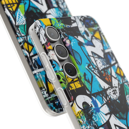 White Ripple Drift Samsung S24 Case - Soft