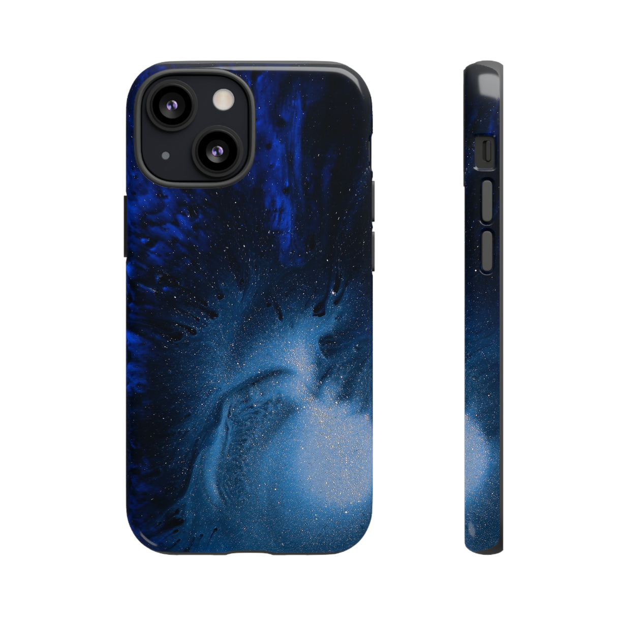 Winter Blue Ink Art - Protective Phone Case