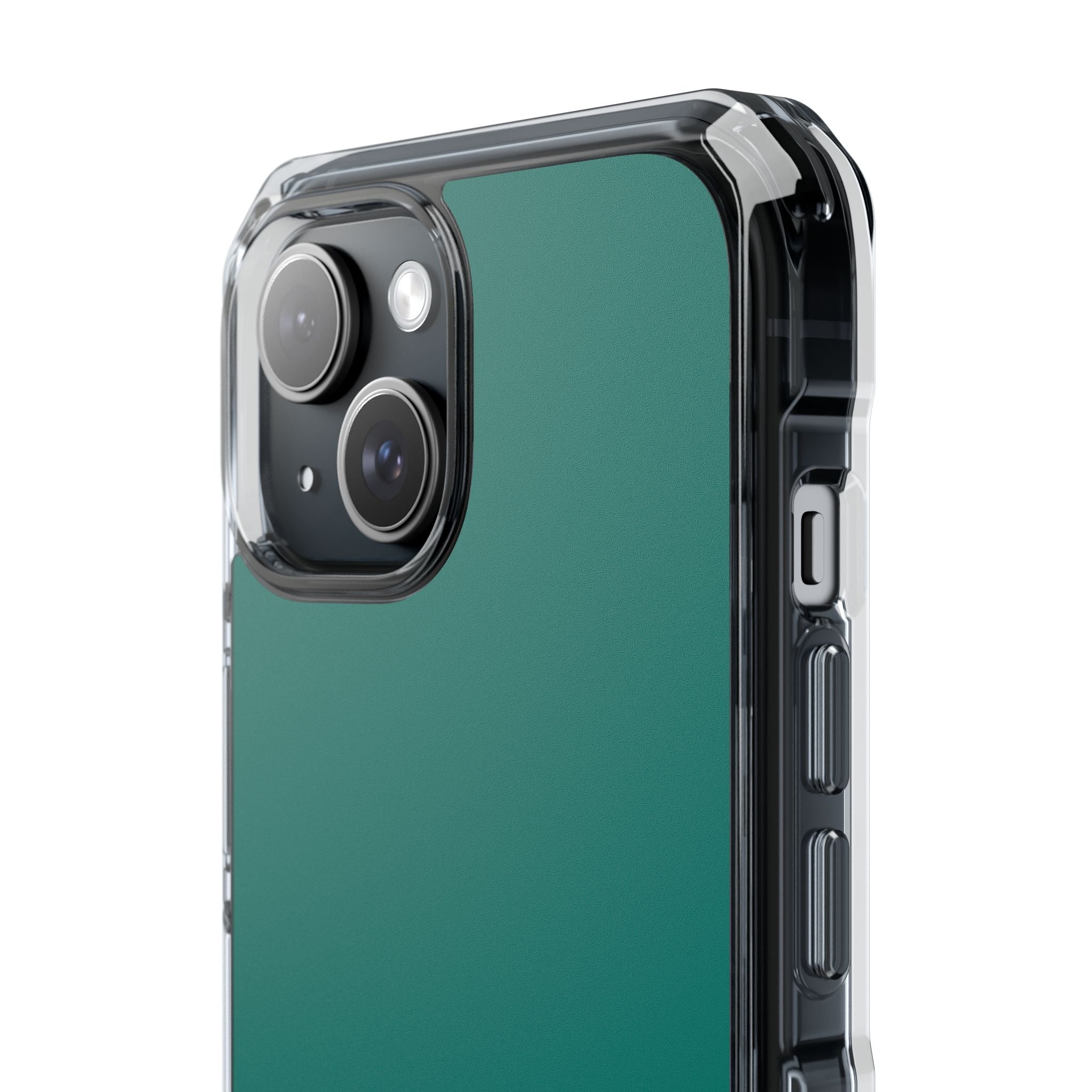 Pine Green - Clear Impact Case for iPhone