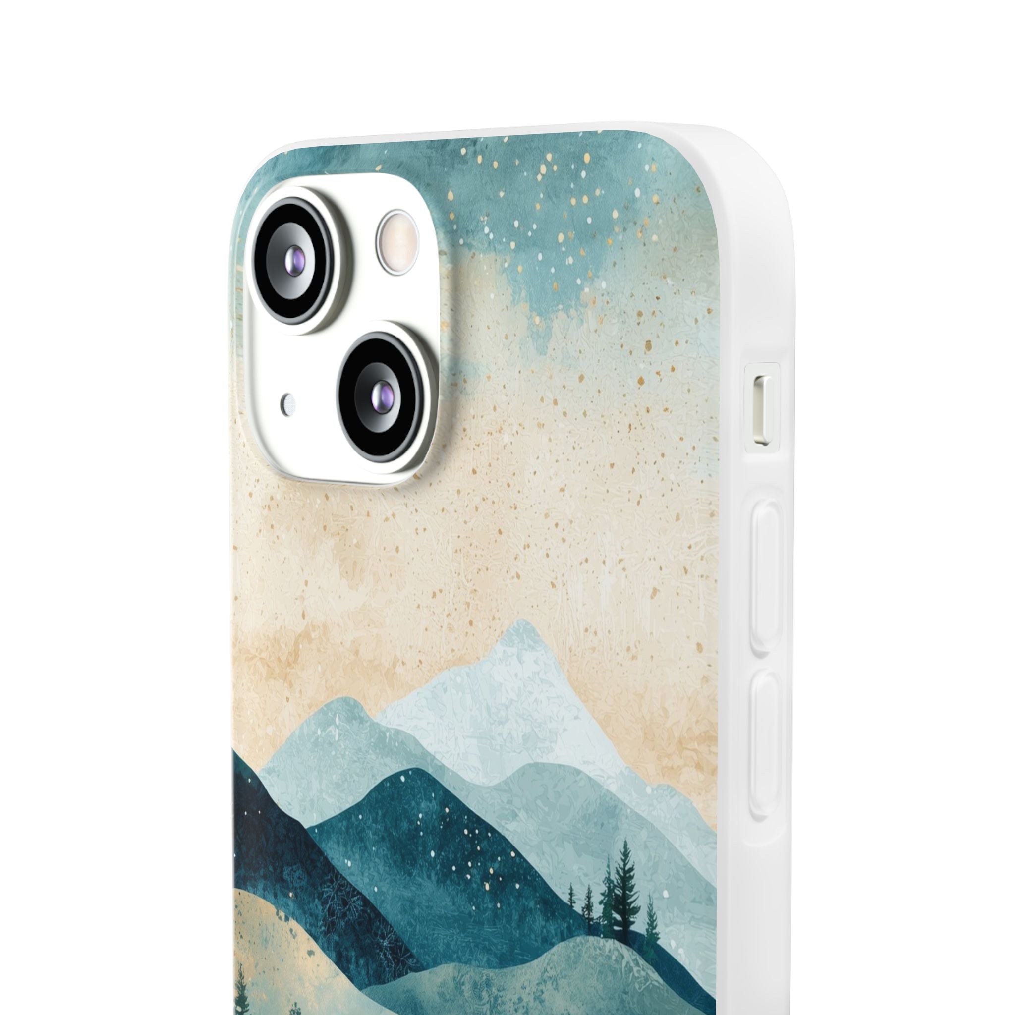 Moonlit Mountains iPhone 13 mini Case - Soft