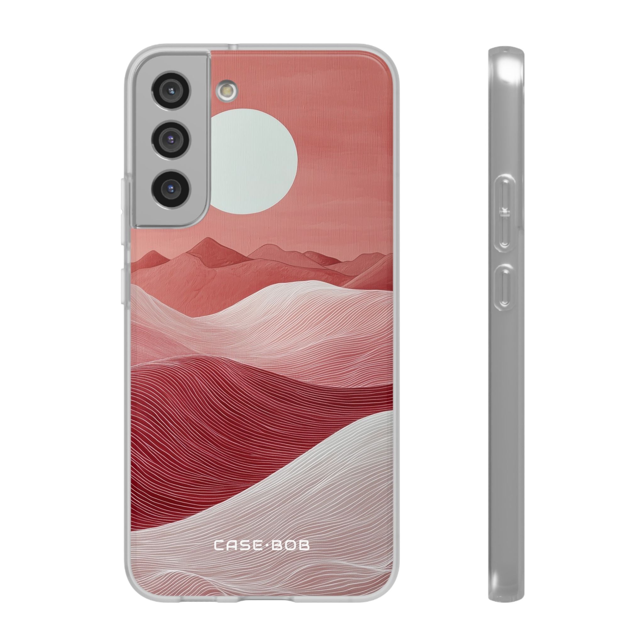 White Orb Dunes Samsung S22 Plus Case - Soft