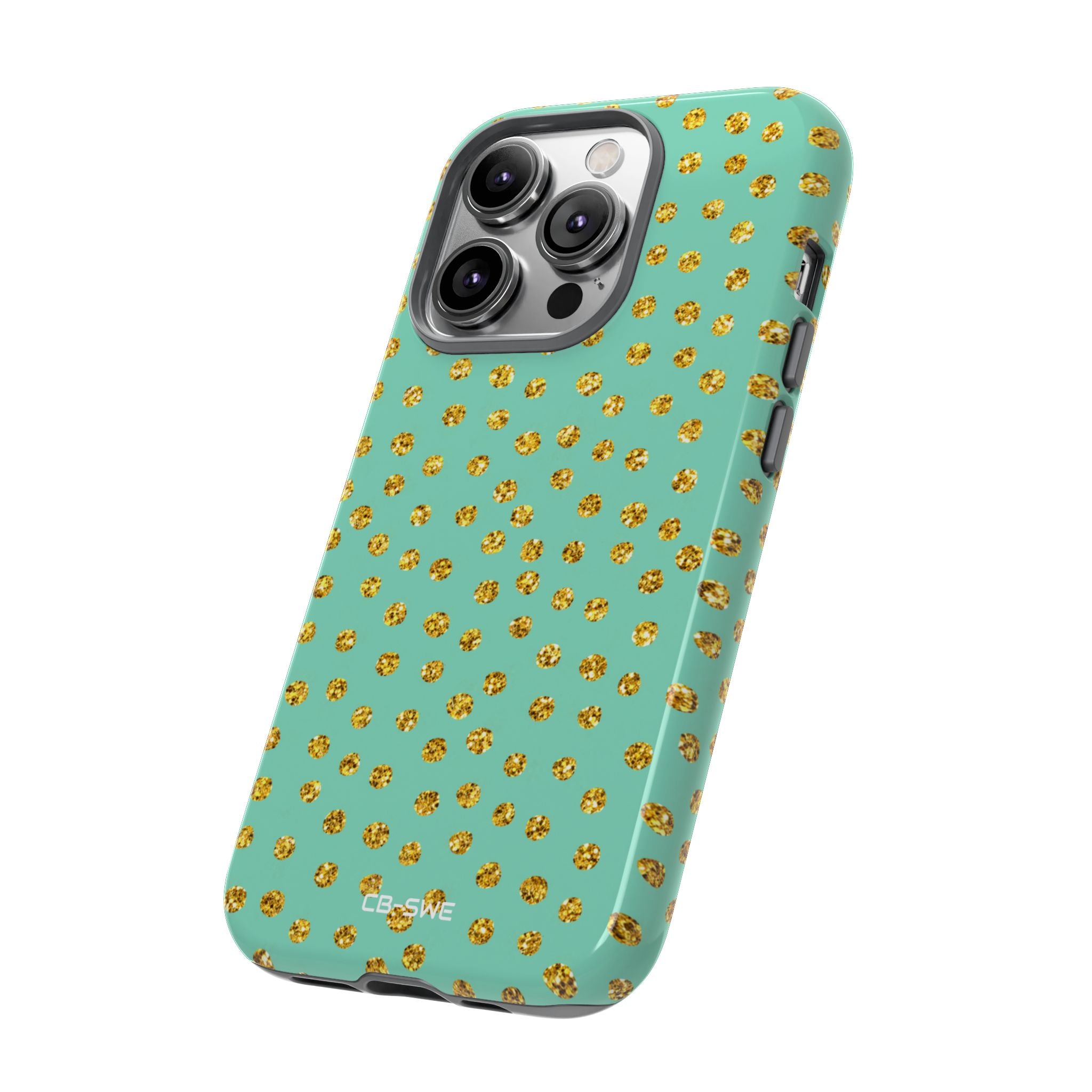 Golden Dots Dance - iPhone Case