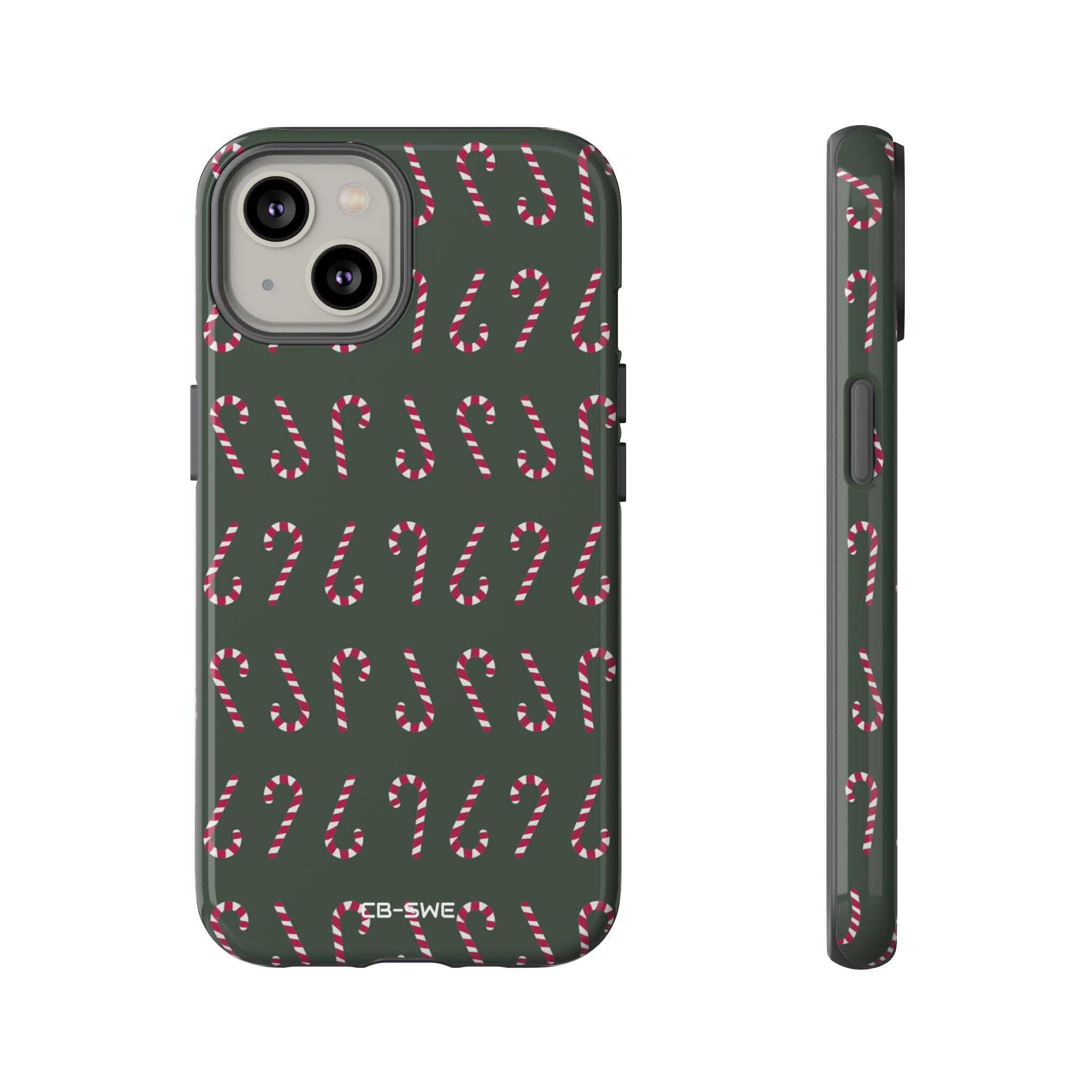 Candy Canes Aligned - iPhone Case