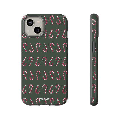 Candy Canes Aligned - iPhone Case
