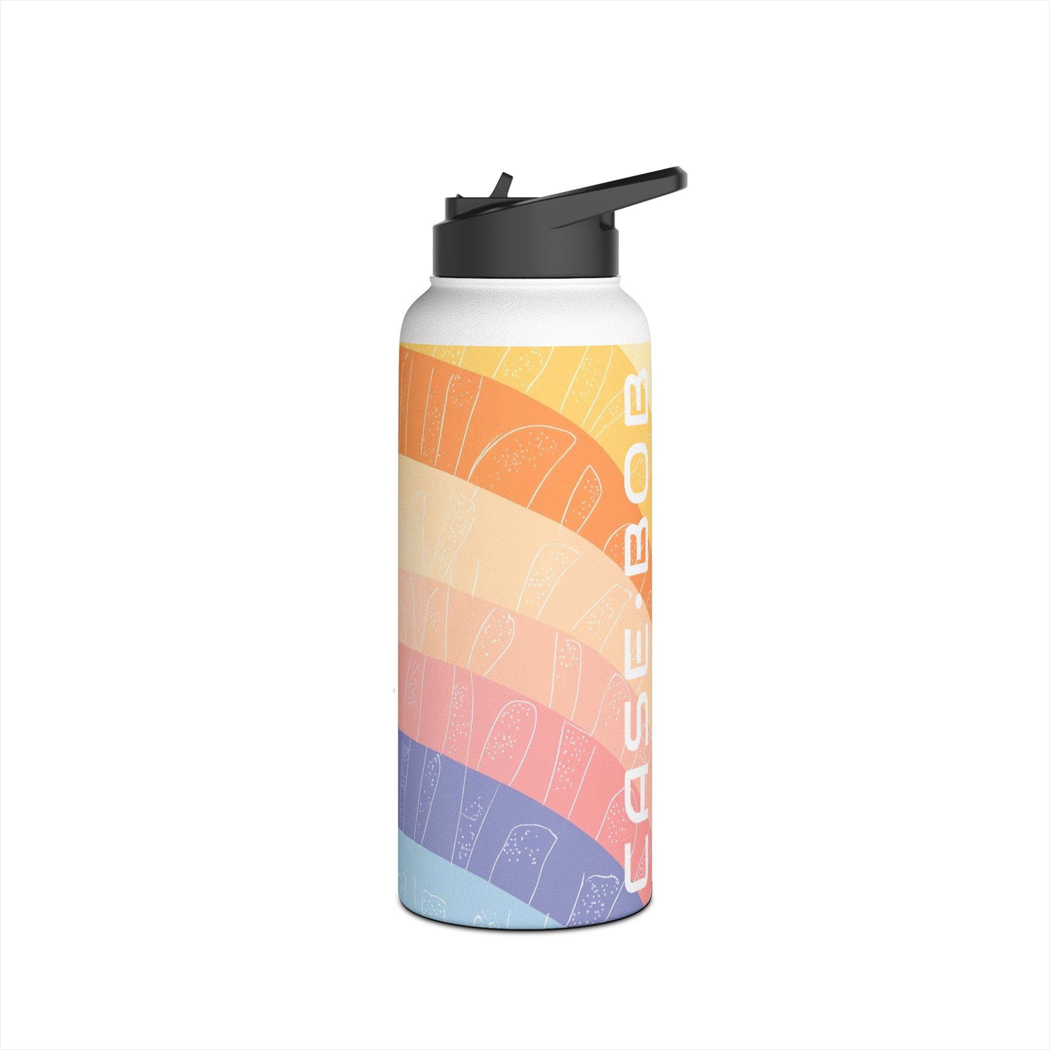 Pastel Rainbow Glow - Stainless Steel Water Bottle