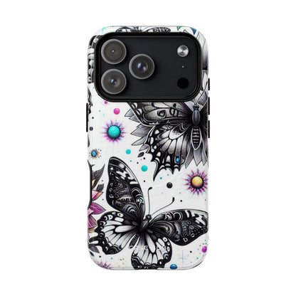 Butterfly Bloom iPhone 17 Pro Case - Tough+