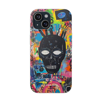 Skull Vortex iPhone 15 Case - Soft