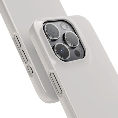 Platinum Grey iPhone 15 - Slank