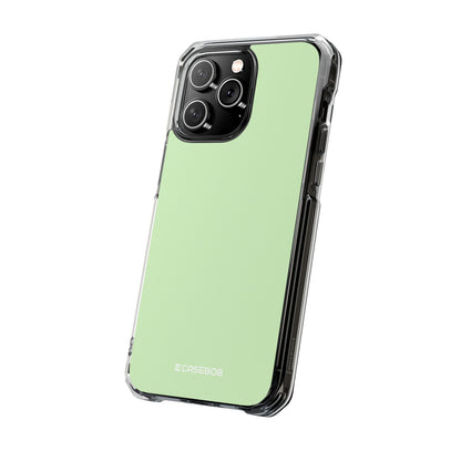 Tea Green - Clear Impact Case for iPhone