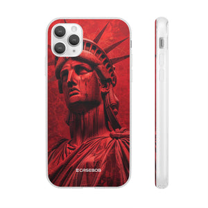 Red Liberty Revolution | Flexible Phone Case for iPhone