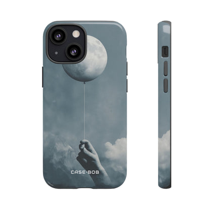 Moon Balloon iPhone 13 Mini Case - Tough