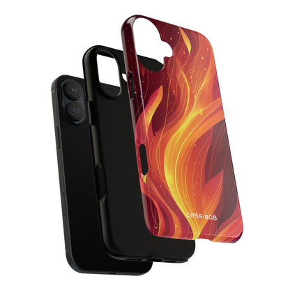 Glowing Flame iPhone 16 Plus Case - Tough