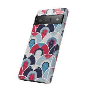 Blue Retro - Protective Phone Case