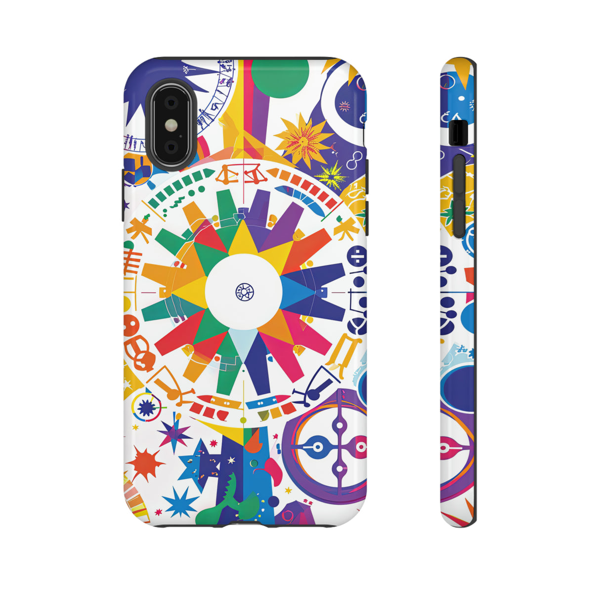 Celestial Horoscope Whirl - Protective Phone Case