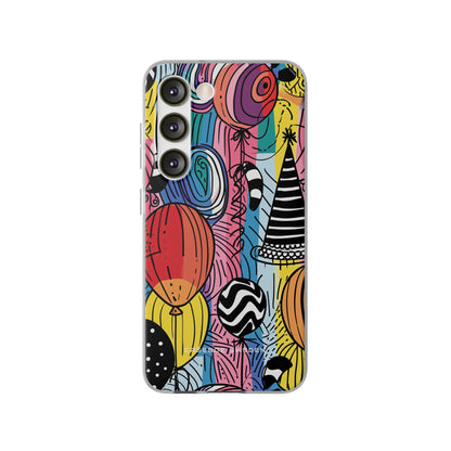 Gradient Balloon Whirl Samsung S23 - Flexi Phone Case