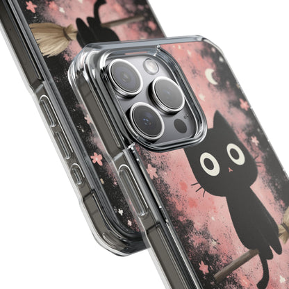 Whimsical Cat Soars iPhone Case - Impact