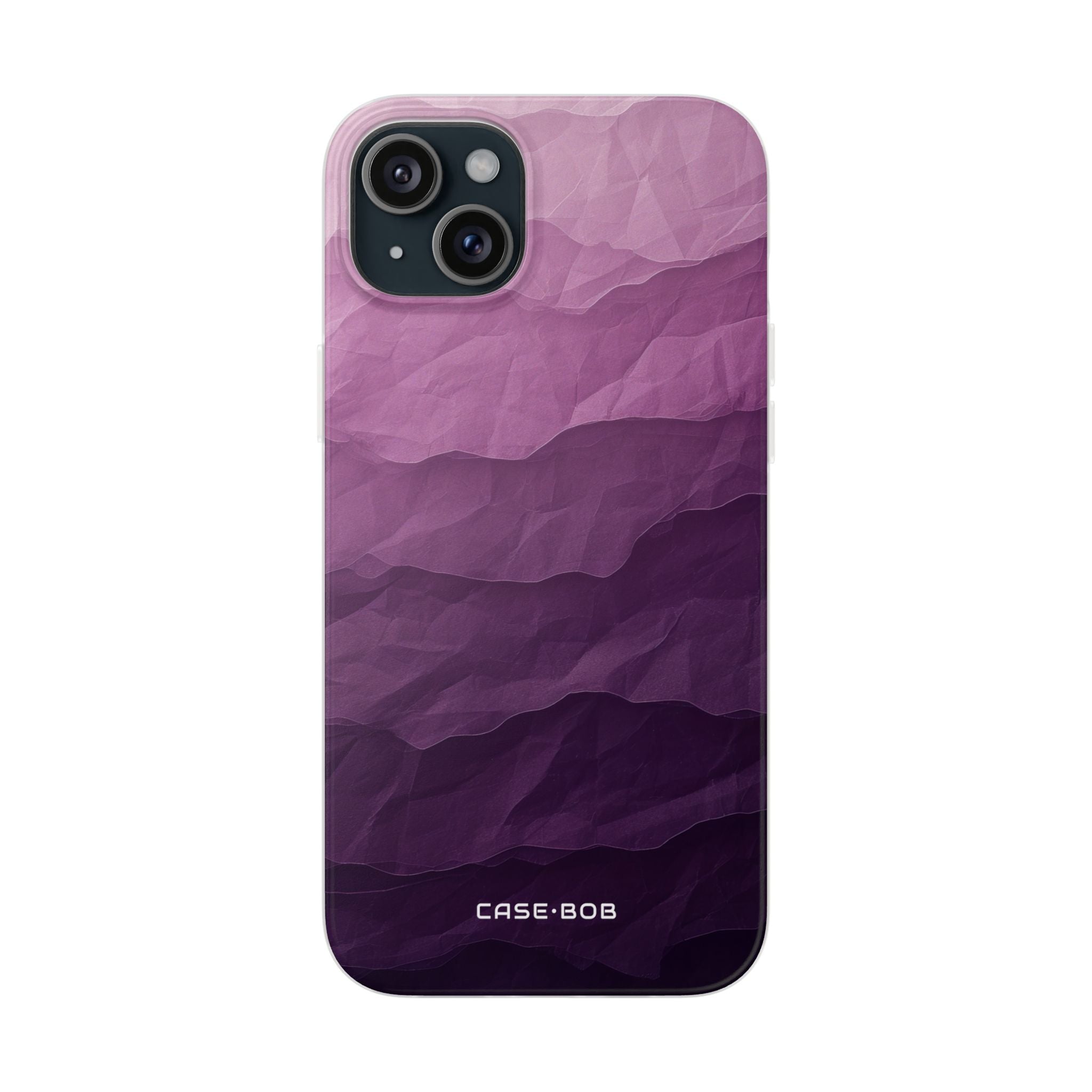 Purple Wave Layers iPhone 15 Plus Case - Soft