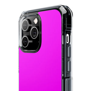 Magenta | Phone Case for iPhone (Clear Impact Case - Magnetic)