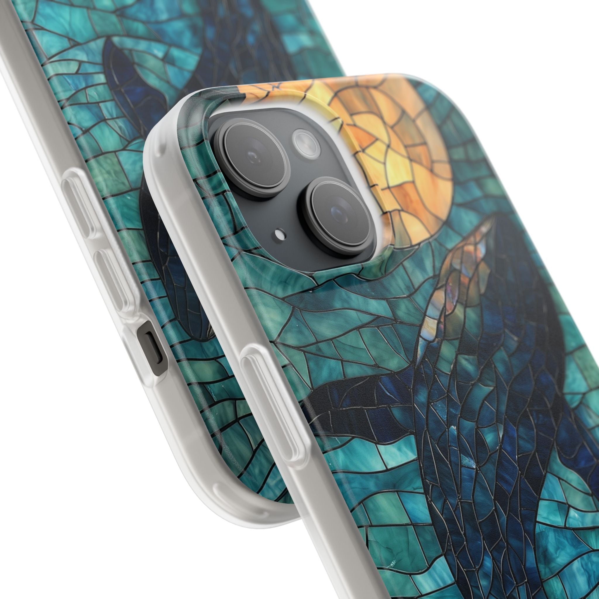 Celestial Whale iPhone 15 Case - Soft