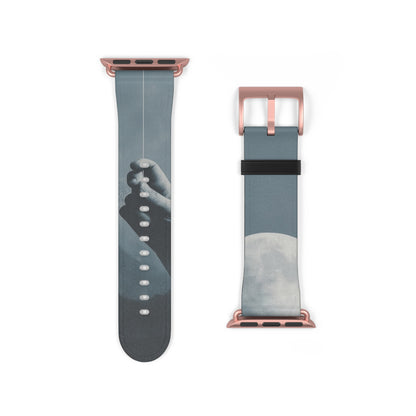 Moon Balloon Blue - Watch Band