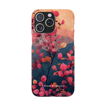 Vibrant Floral Harmony iPhone 15 - Slim Phone Case