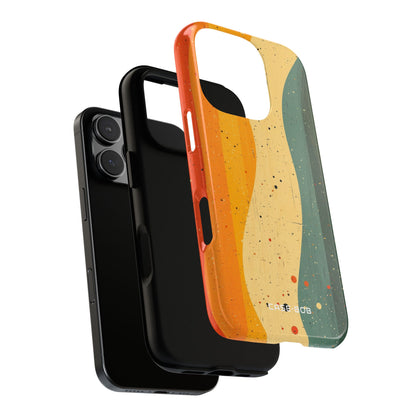 Wavy Spectrum iPhone 16 Pro Case - Tough