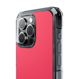 Neon Fuchsia | Phone Case for iPhone (Clear Impact Case - Magnetic)