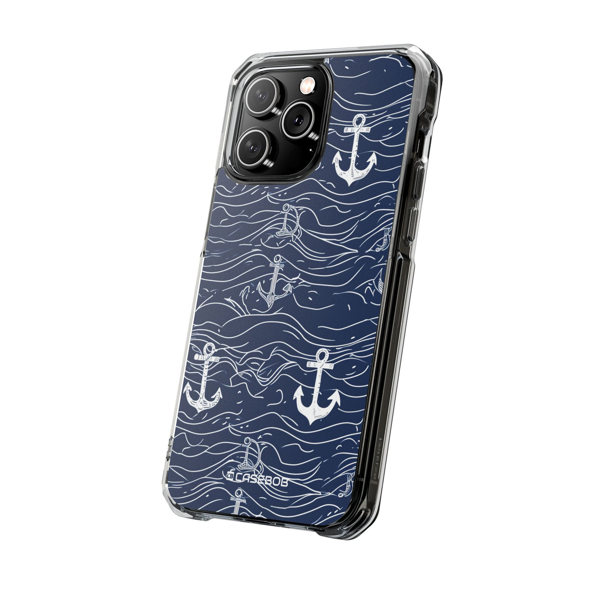 Nautical Serenity – Handyhülle für iPhone (Clear Impact – Magnetisch)