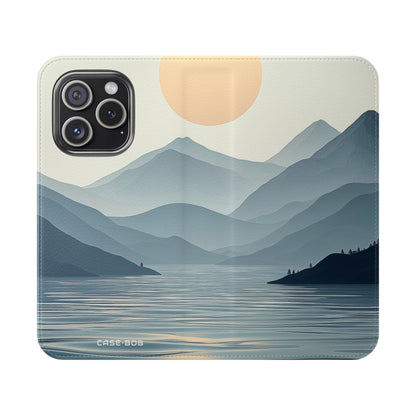 Pale Sun Horizon - iPhone 15 Pro Case - Wallet