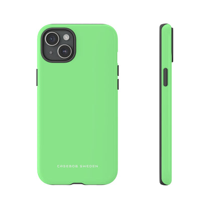 Pale Green iPhone 15 - Tough Phone Case